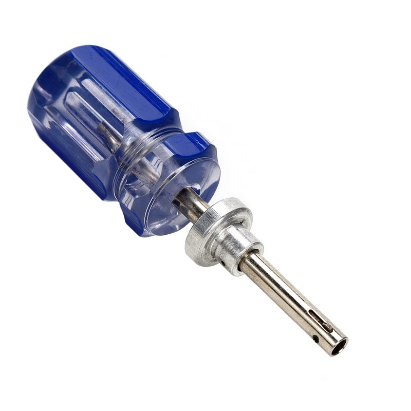 TLS.eagle 4 Inch CATV Cable Locking and Unlocking Terminator TV Tool Blue - Image 1
